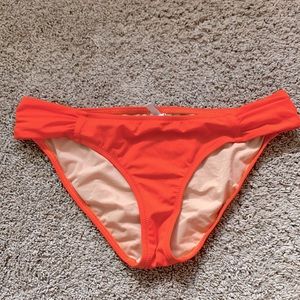 $5/25 J Crew size S orange bikini bottoms